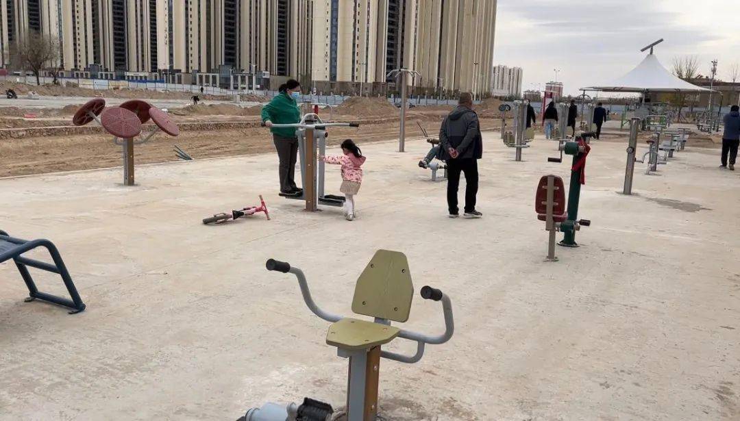 高大上！临河的市民有福啦这些健身器材全市首次投放(图1)