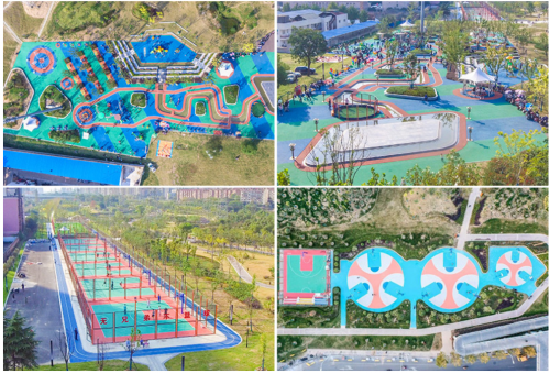 国家体育总局领导莅临舒华体育承建的篮球公园参观考(图3)