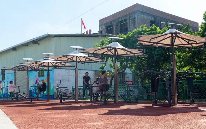 聚力“百千万工程”田头角村智能化健身路径建成(图4)