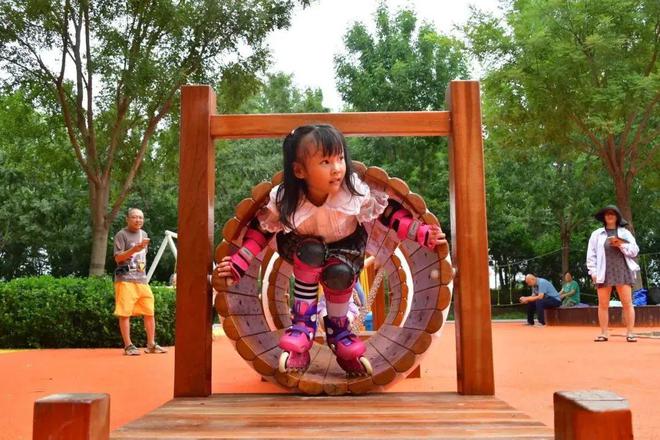 太牛了！通州这个公园升级堪比游乐场！露营、沙滩排球、飞盘……(图7)