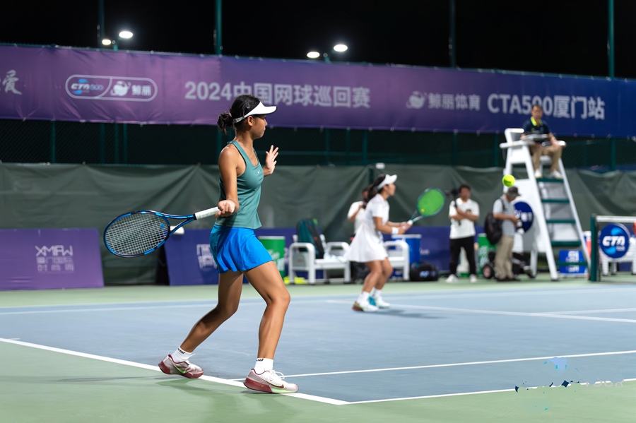 推进“全民健身”、打造“体育名城”2024中国网球巡回赛CTA500（厦门站）举行(图4)