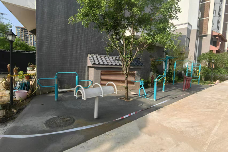 八步区江南街道：“家门口新建了篮球场！”(图3)