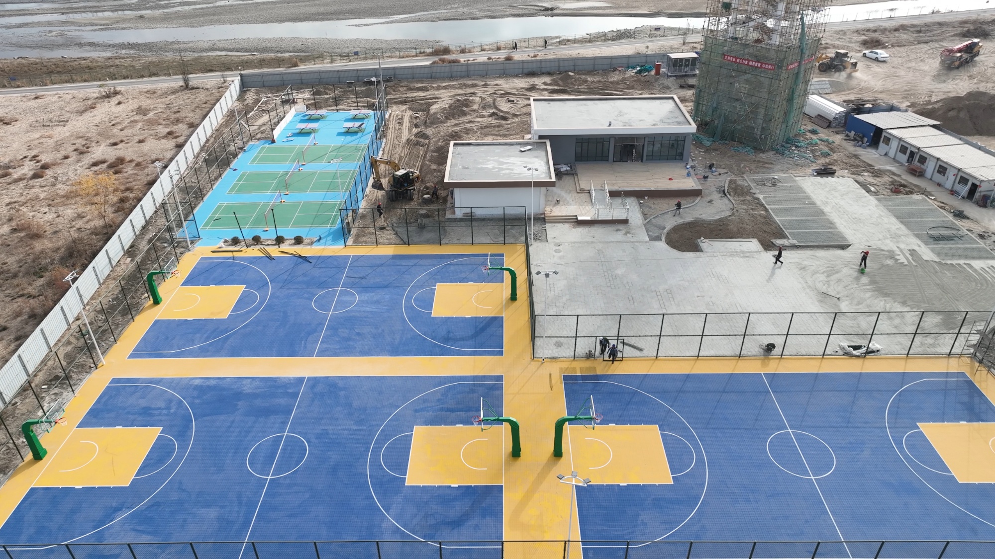 总投资7500万元墨玉县全民健身服务体系工程项目建设有序推进(图2)