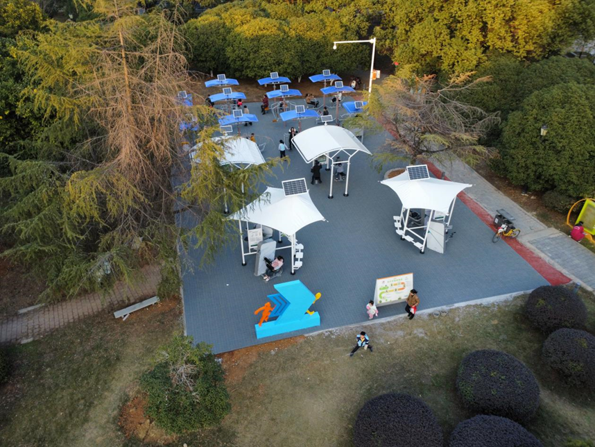 南昌：八一体育综合体室外智能健身房建成投用(图2)