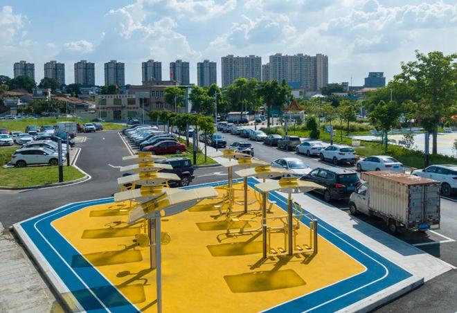 Kaiyun（中国体育）：田新社区全新“黄金”健身路径正式启用！(图1)