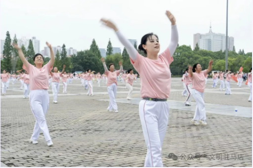 Kaiyun（中国体育）：全民健身与奥运同行驻马店市举行2024年“全民健身日”主题展示活动(图2)