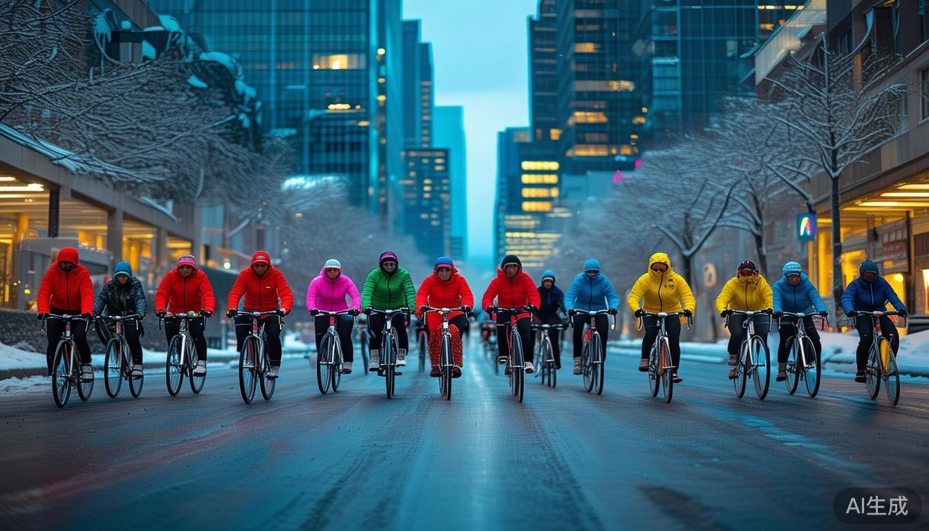 四条特色路线同步开启！这场冬季骑行如何让千名职工畅享运动与自然的双重乐趣？(图4)