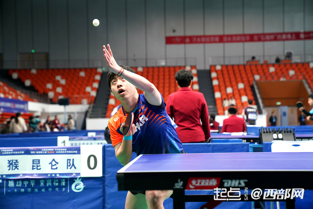 高清组图丨西安临潼第三届“石榴杯”全民健身乒乓球公开赛开赛(图3)