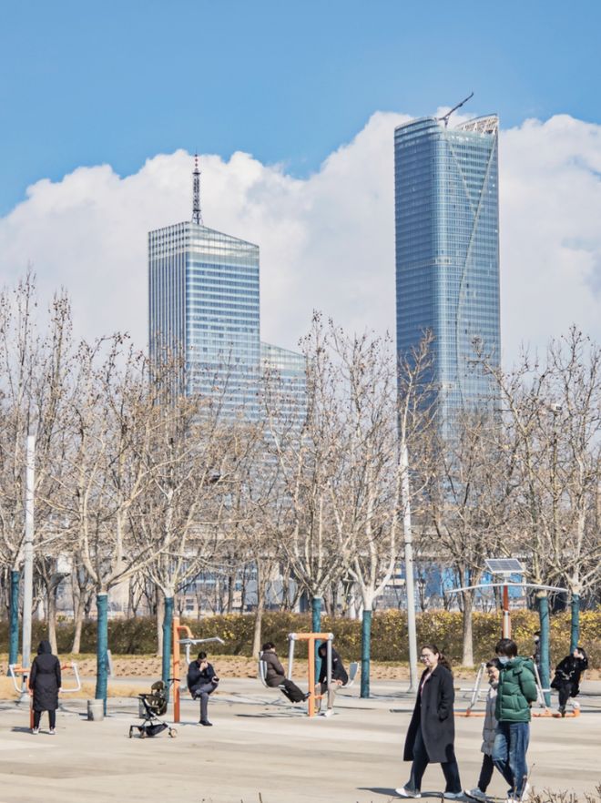 免费！绿色！泰达海河畔的再添“户外健身房”快冲→(图1)