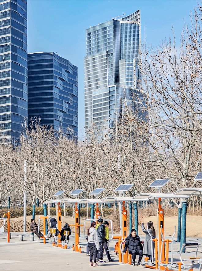 免费！绿色！泰达海河畔的再添“户外健身房”快冲→(图4)