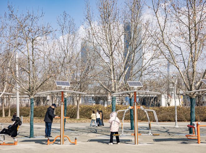 免费！绿色！泰达海河畔的再添“户外健身房”快冲→(图3)